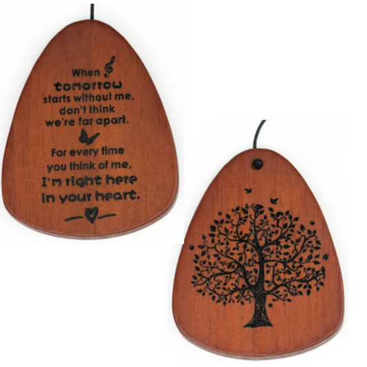 Gift Bundle - Serenity Memorial Wind Chimes - Memorial Heart Included 32β