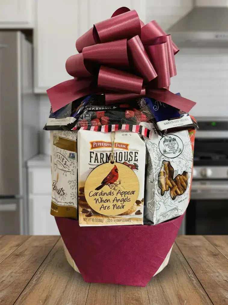 Gourmet Sympathy Snack Gift Basket - A Thoughtful Alternative to Sympathy Flowers