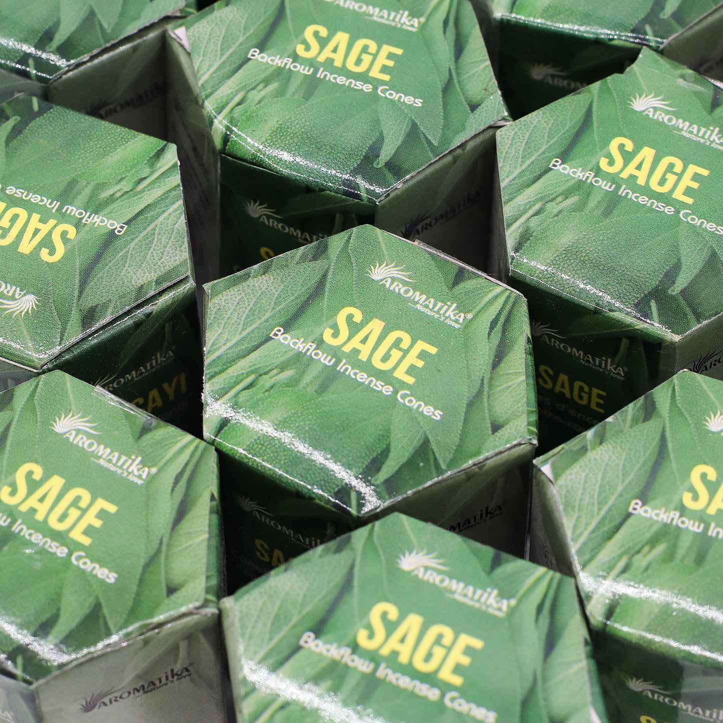 Pack of 10 Masala Backflow Incense - Sage