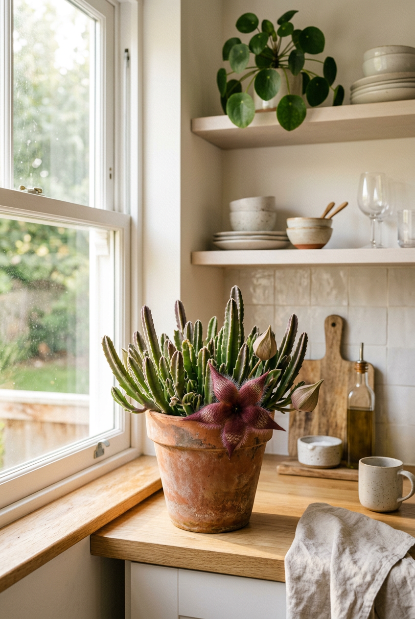 Succulent Cactus Stapelia - 6" Pot