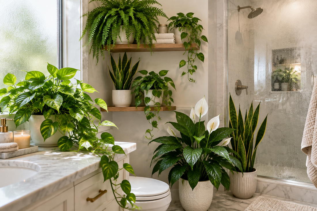 20 Easy-Care Bathroom Plants That Thrive on Steam 