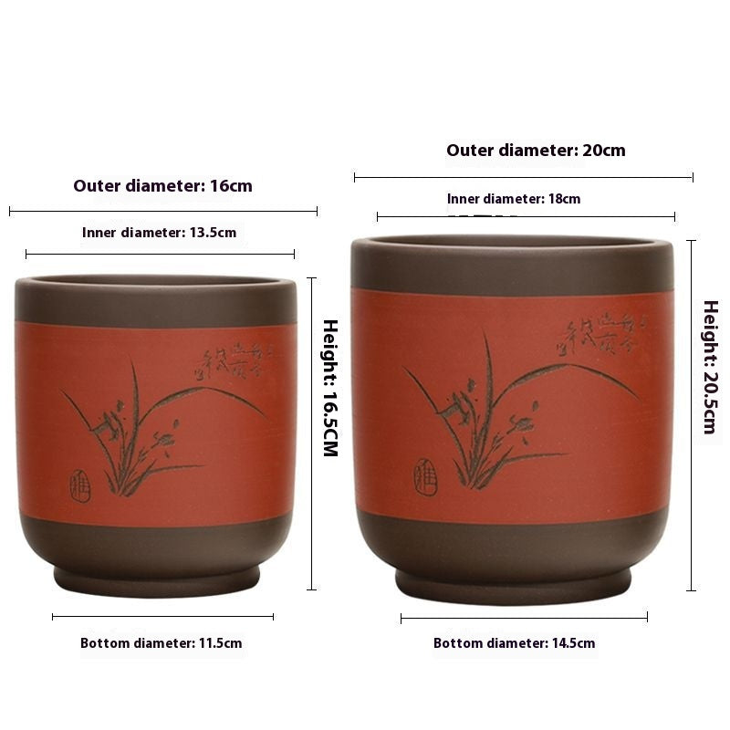 Purple Sand Flower Pot Plant Pot