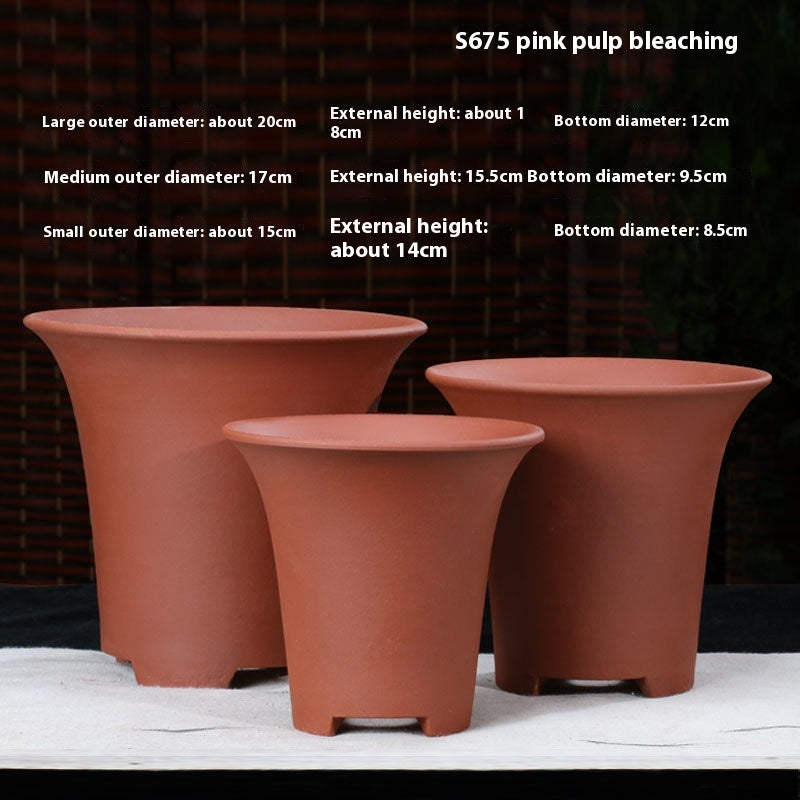 Purple Sand Flower Pot Plant Pot