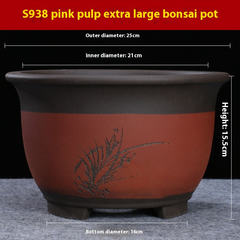Purple Sand Flower Pot Plant Pot