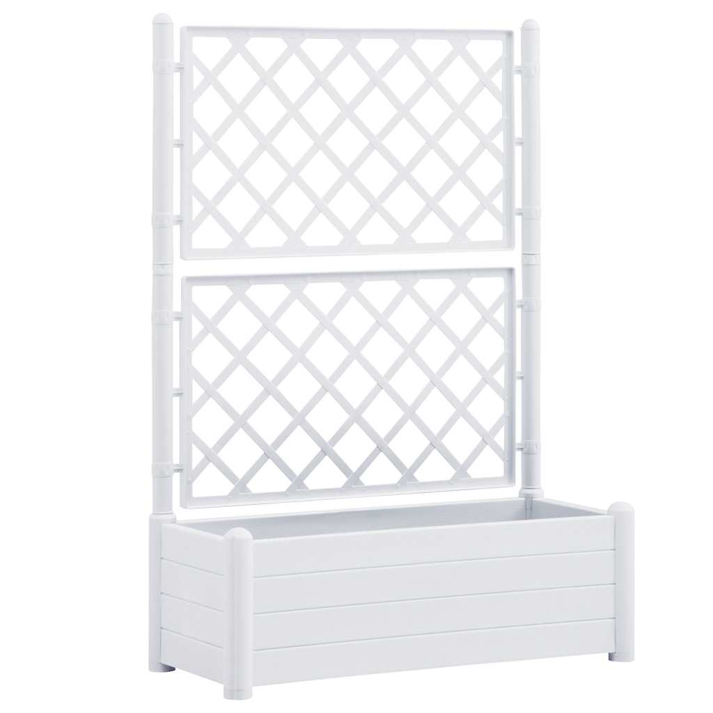 plant pots with trellis 100x PP   plant pots