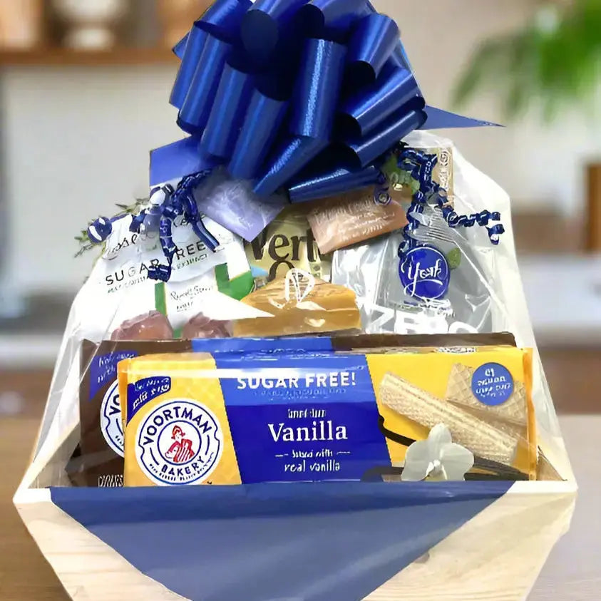 Sugar-Free Diabetic Gift Basket - Premium Treats & Snacks