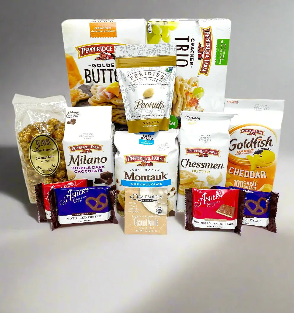 Gourmet Sympathy Snack Gift Basket - A Thoughtful Alternative to Sympathy Flowers