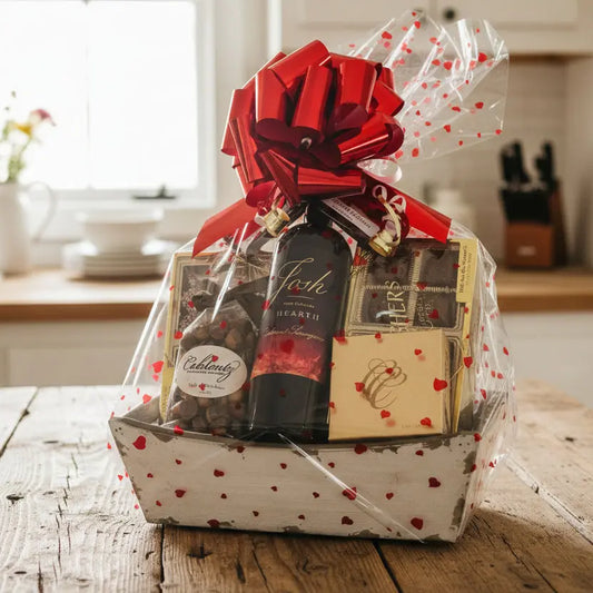 Jenny's Wine & Chocolate Gift Basket
