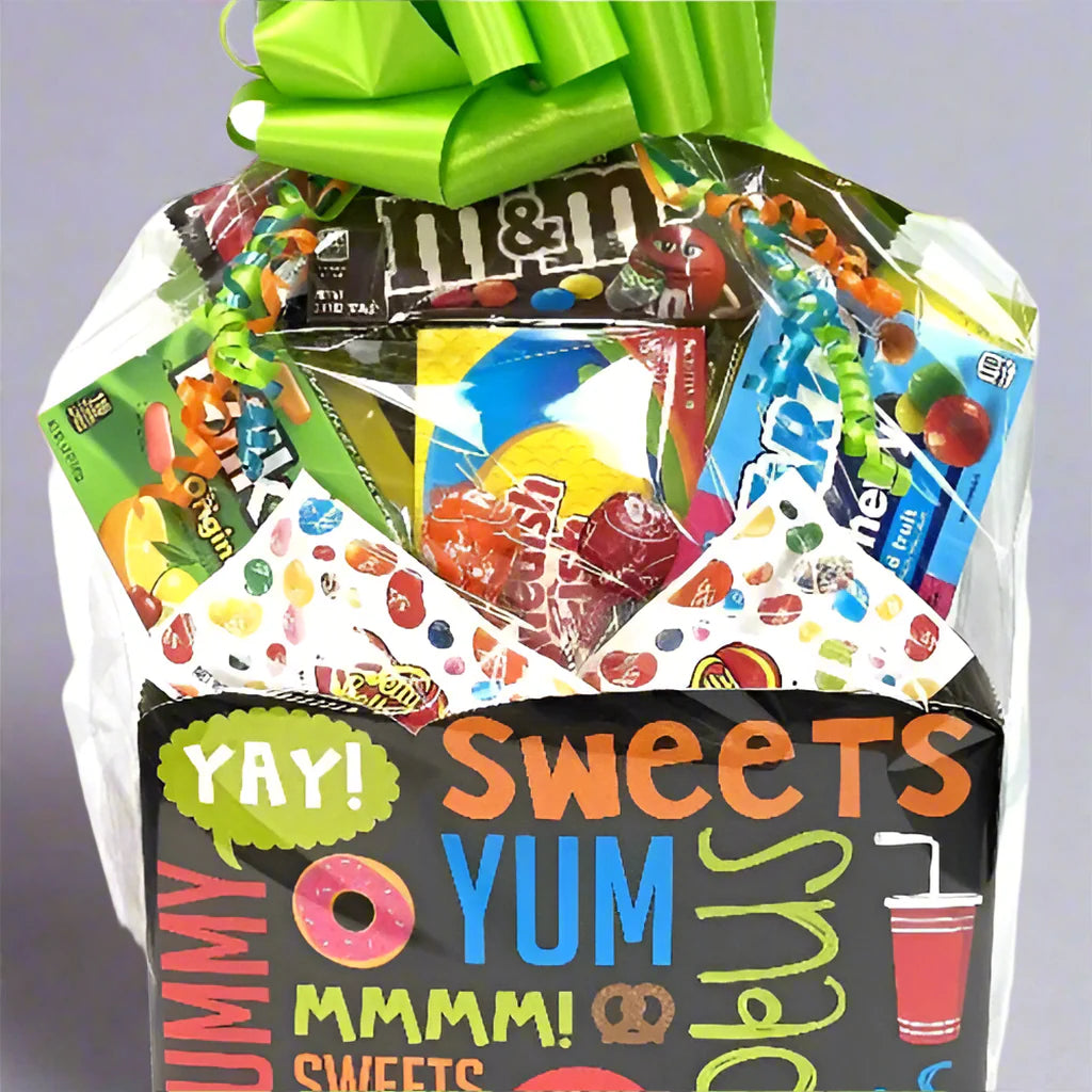 Large Junk Food Gift Box - Movie Theatre Candy & Snack Gift Basket