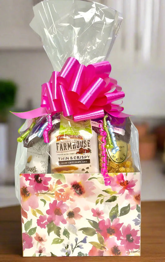 Jenny's Large Floral Gift Box - Pepperidge Farm Cookies & Gourmet Snacks