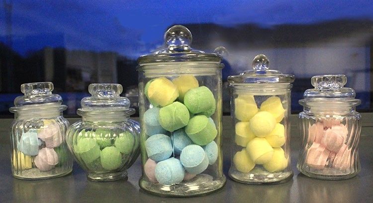 Candy Jars - Vertical Ribs