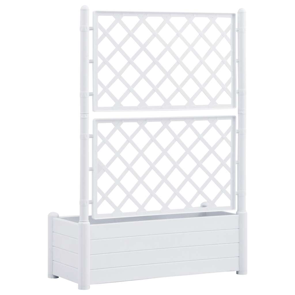 plant pots with trellis 100x PP   plant pots