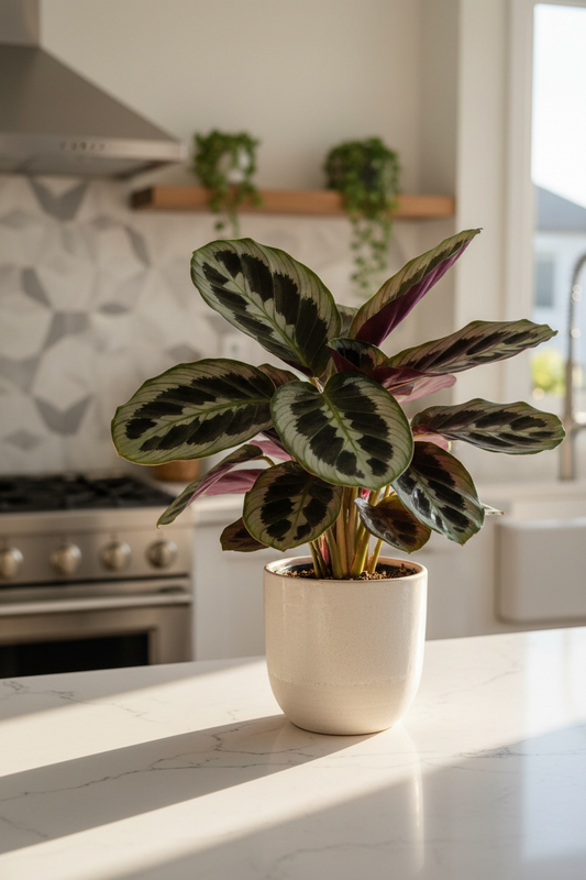 Calathea 'Beauty Star' - 6" Pot - NURSERY POT ONLY