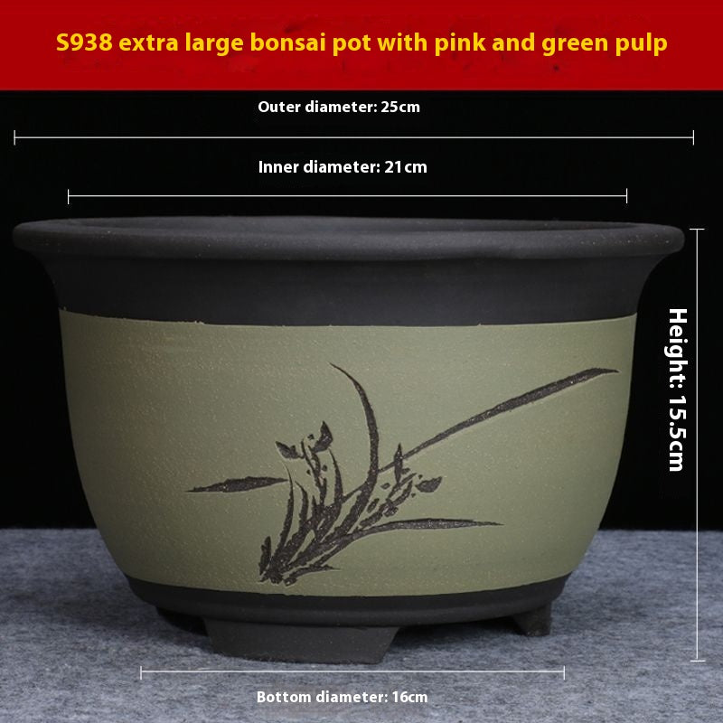 Purple Sand Flower Pot Plant Pot