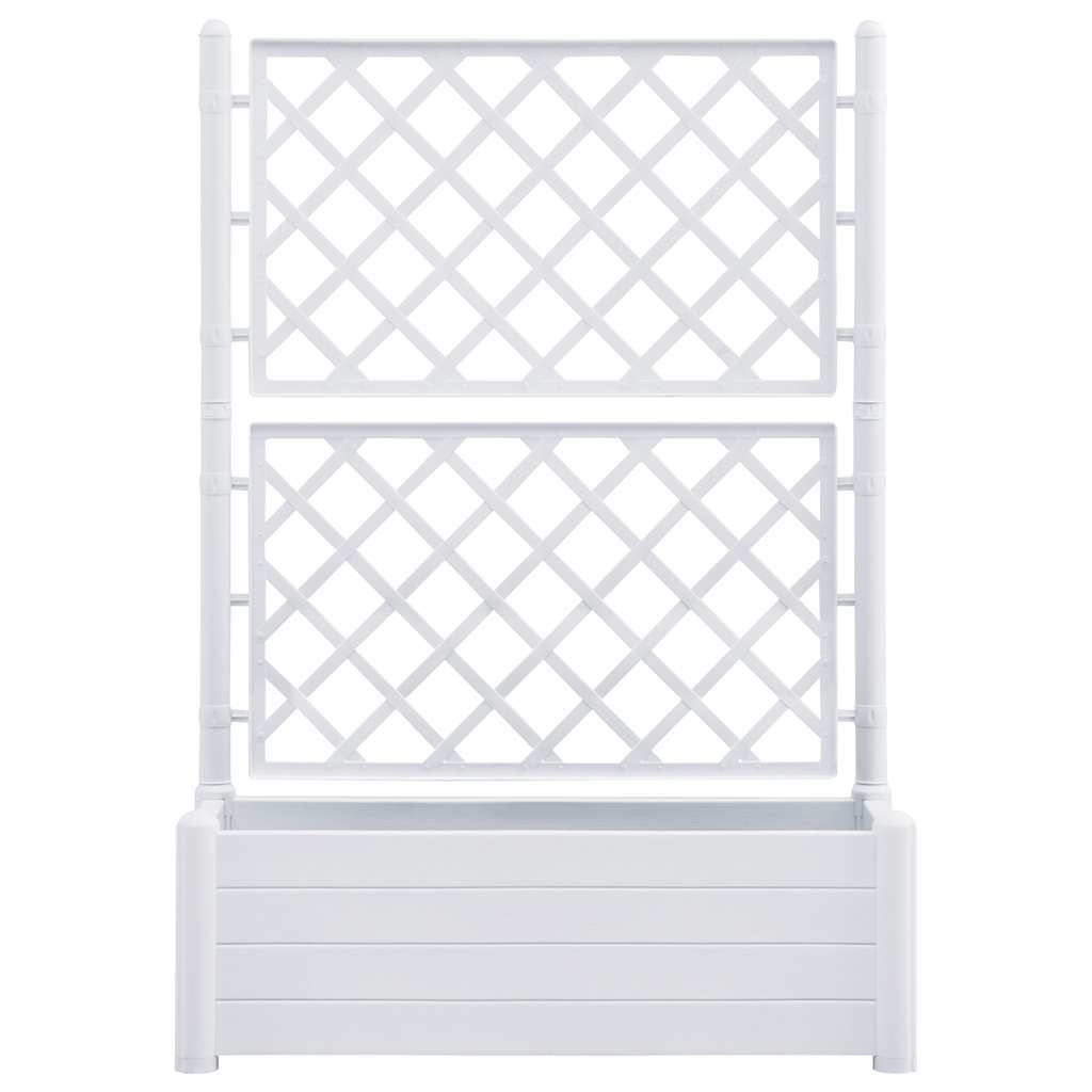 plant pots with trellis 100x PP   plant pots
