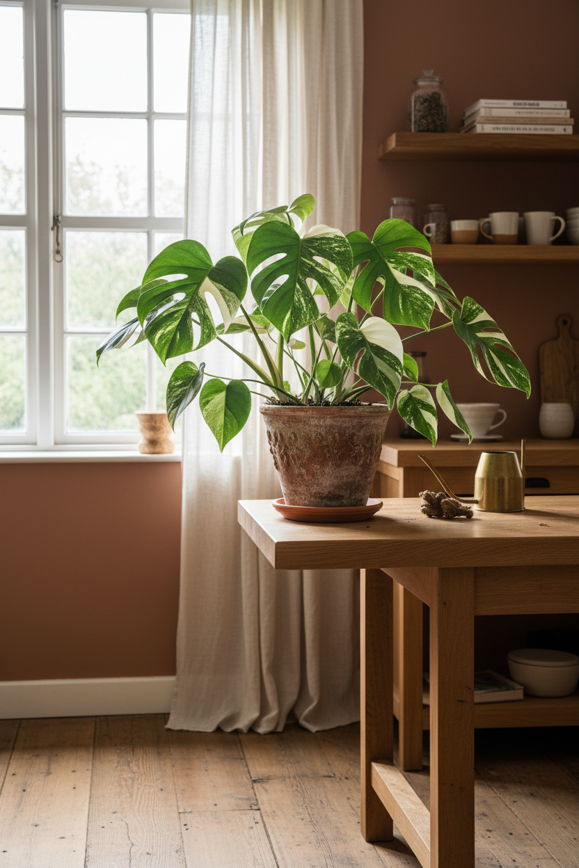 Monstera 'Mint' – Rare Variegated Monstera deliciosa