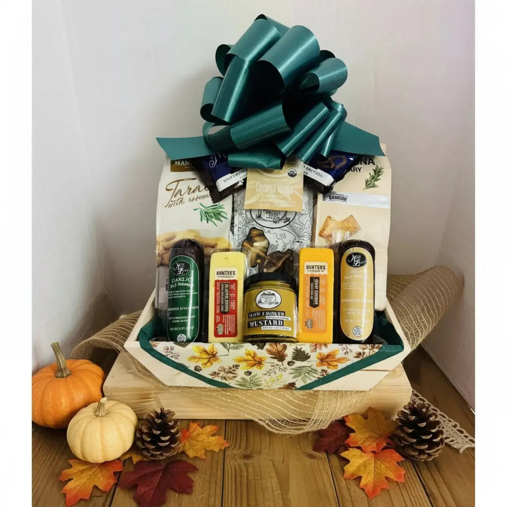 Jenny's Italian Sausage & Cheese Gift Basket - Premium Charcuterie Gift