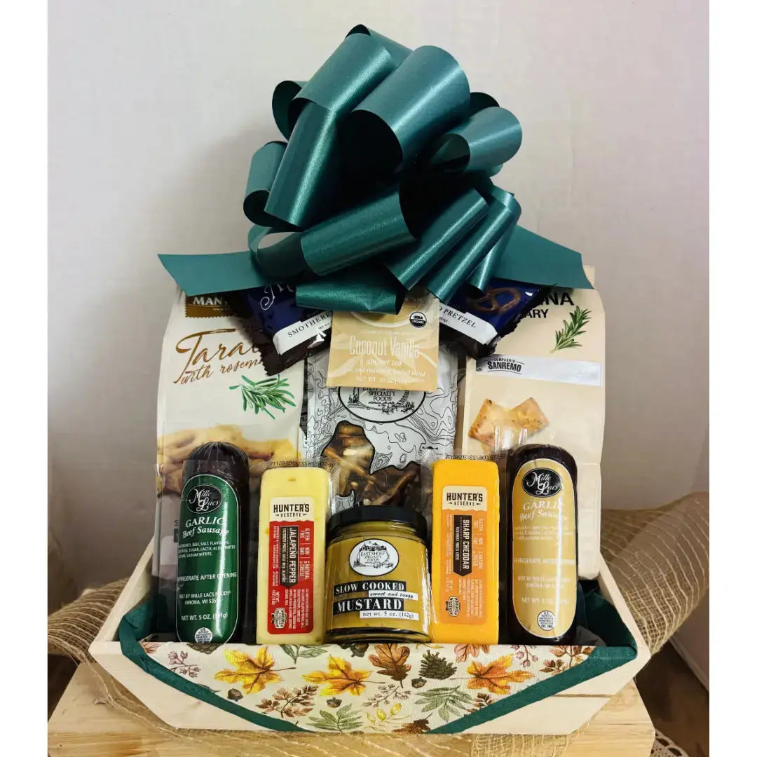 Jenny's Italian Sausage & Cheese Gift Basket - Premium Charcuterie Gift
