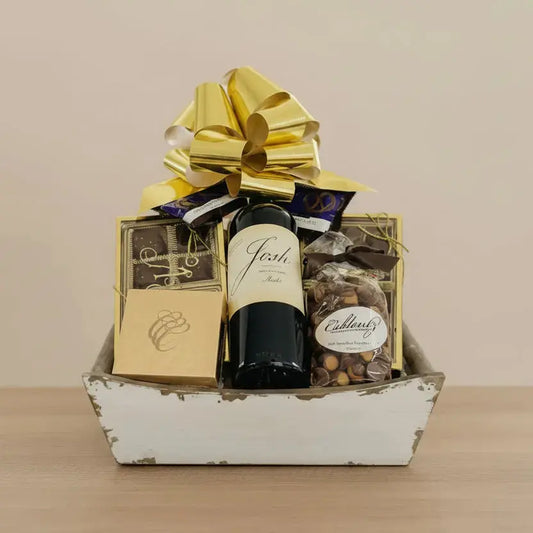Jenny's Wine & Chocolate Gift Basket